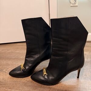 GUCCI  Sylvie Leather Ankle Boots